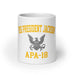 USS President Jackson (APA-18) White Coffee Mug Tactically Acquired 15 oz  