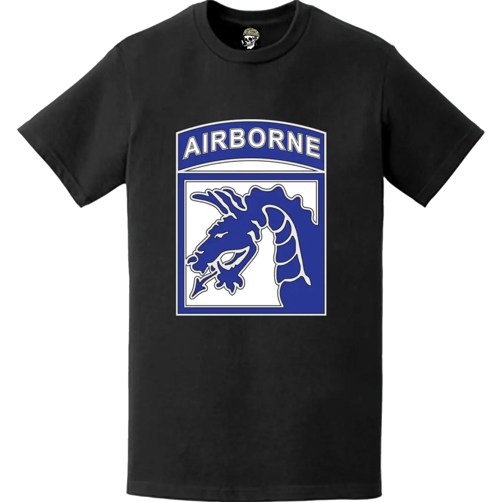 XVIII Airborne Corps CSIB Logo Emblem T-Shirt Tactically Acquired   