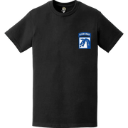 XVIII Airborne Corps SSI Logo Emblem Left Chest T-Shirt Tactically Acquired   