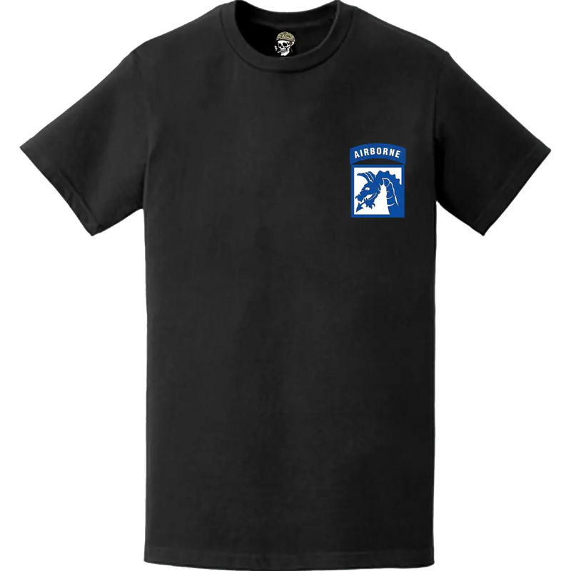 XVIII Airborne Corps SSI Logo Emblem Left Chest T-Shirt