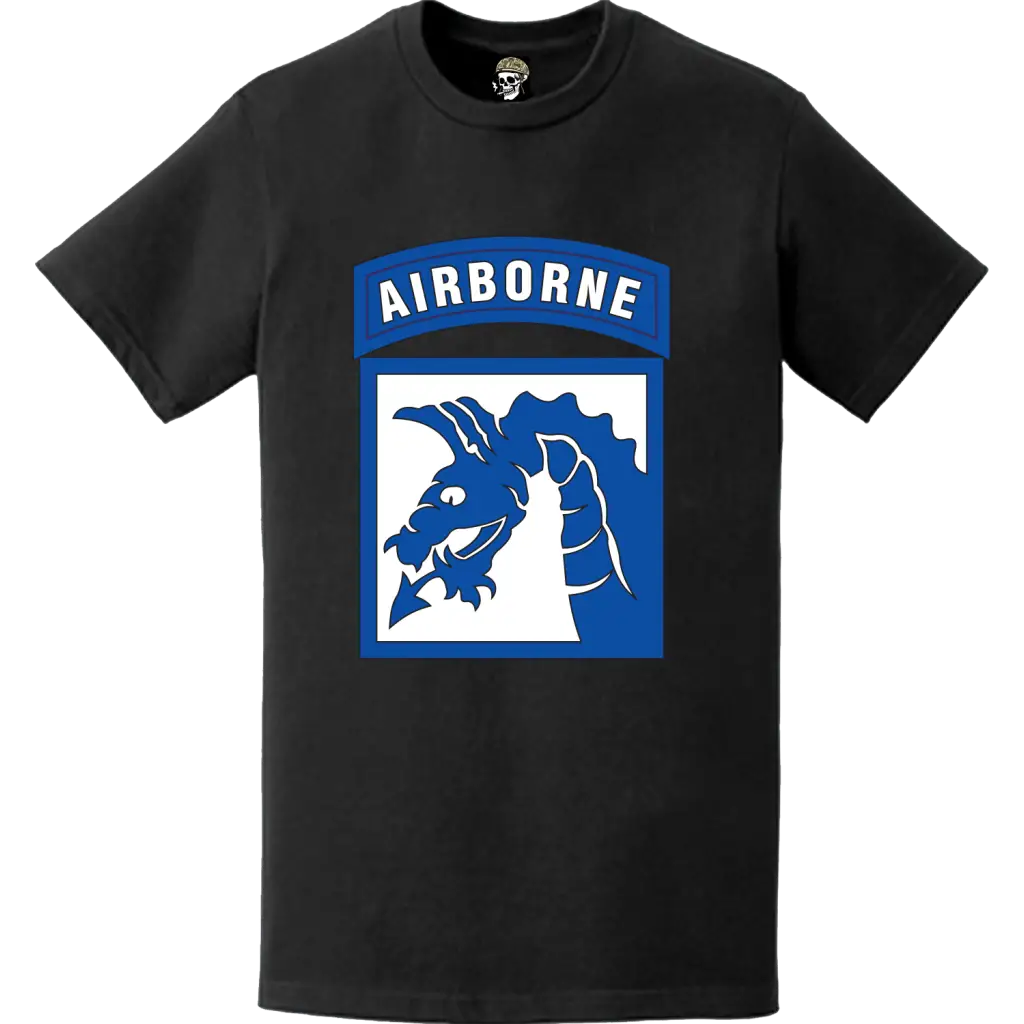 XVIII Airborne Corps SSI Logo Emblem T-Shirt Tactically Acquired   