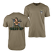 'Guns Up' USMC 0331 Machine Gunner Yesi Pin Up Girl T-Shirt Tactically Acquired Coyote Brown Small Tactically Acquired