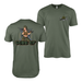 'Guns Up' USMC 0331 Machine Gunner Yesi Pin Up Girl T-Shirt Tactically Acquired Military Green Small 0331 Skull