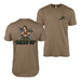 'Guns Up' USMC 0331 Machine Gunner Yesi Pin Up Girl T-Shirt Tactically Acquired Woodland Brown Small 0331 Skull