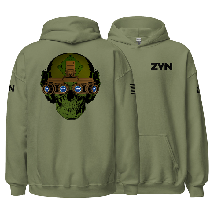 Tactical ZYN Quad NVG's Operator Hoodie Tactically Acquired Military Green S Peppermint