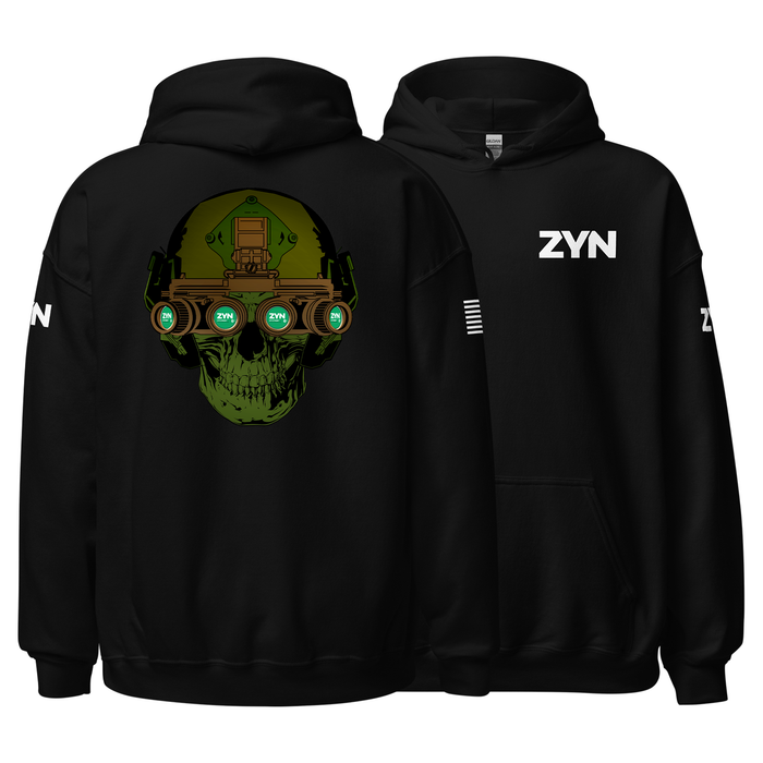 Tactical ZYN Quad NVG's Operator Hoodie Tactically Acquired Black S Spearmint