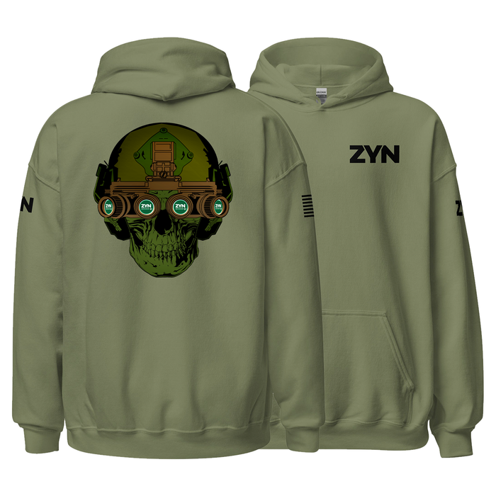 Tactical ZYN Quad NVG's Operator Hoodie Tactically Acquired Military Green S Wintergreen