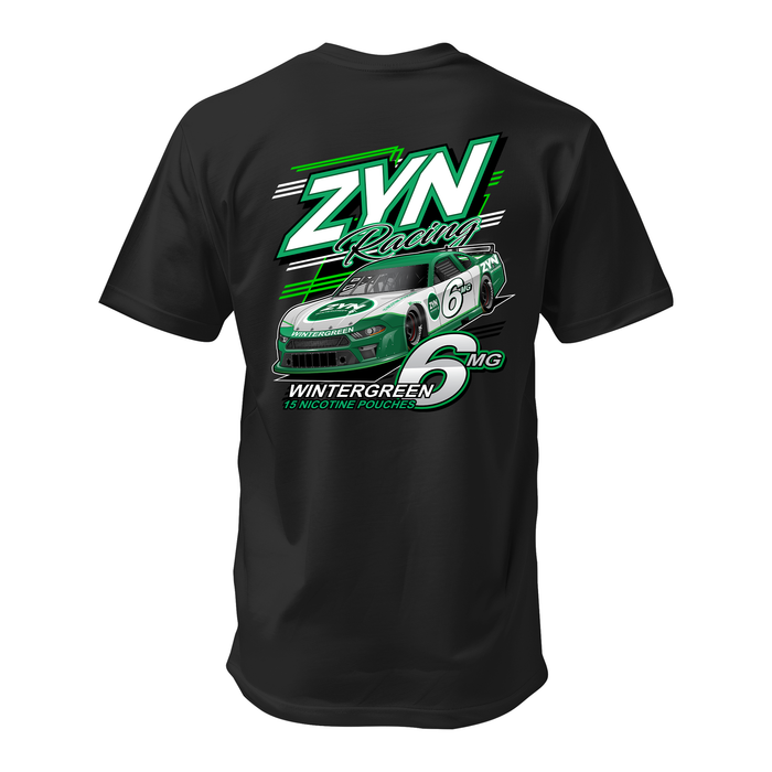 Zyn Wintergreen Racing T-Shirt Tactically Acquired Black Small 