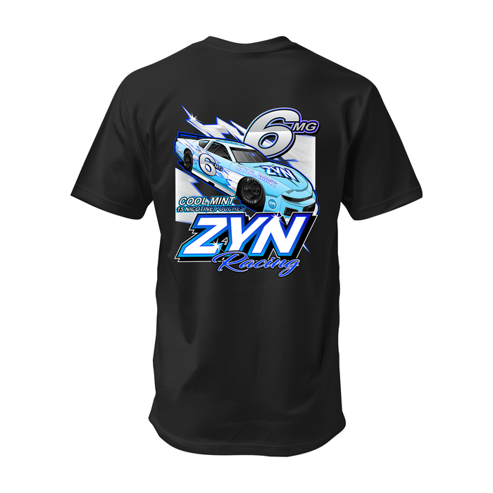 Zyn Cool Mint Racing T-Shirt Tactically Acquired Black Small 