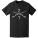 1-2 Infantry Regiment Crossed Rifles T-Shirt Tactically Acquired   