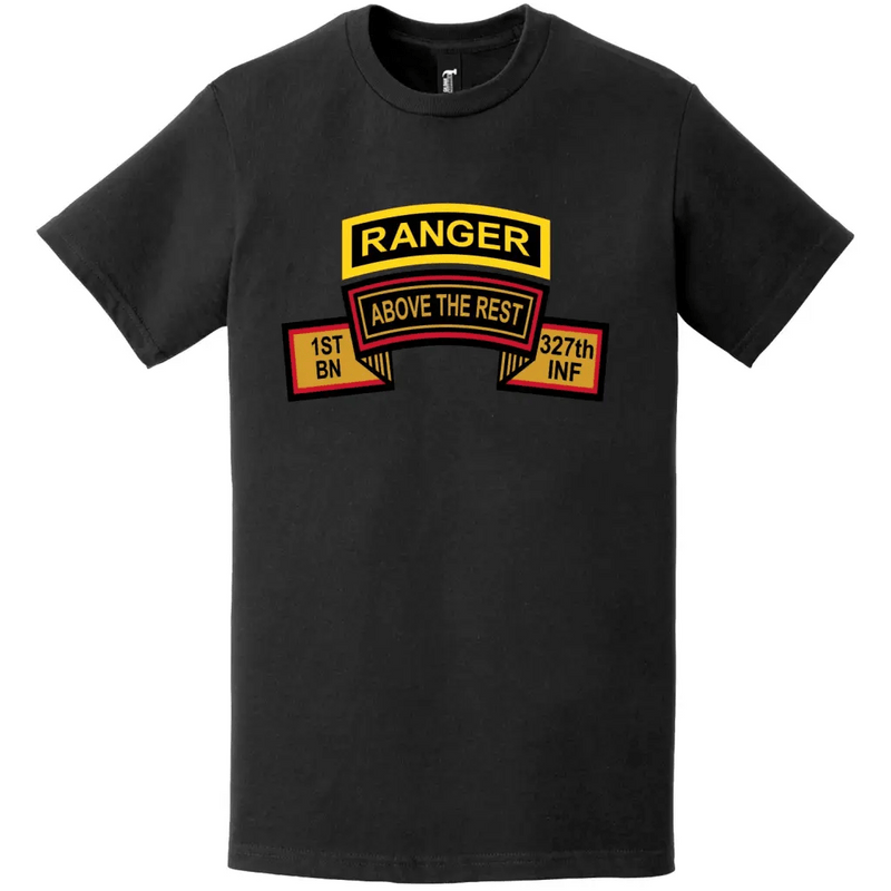 1-327 Infantry Regiment Ranger Tab Logo T-Shirt