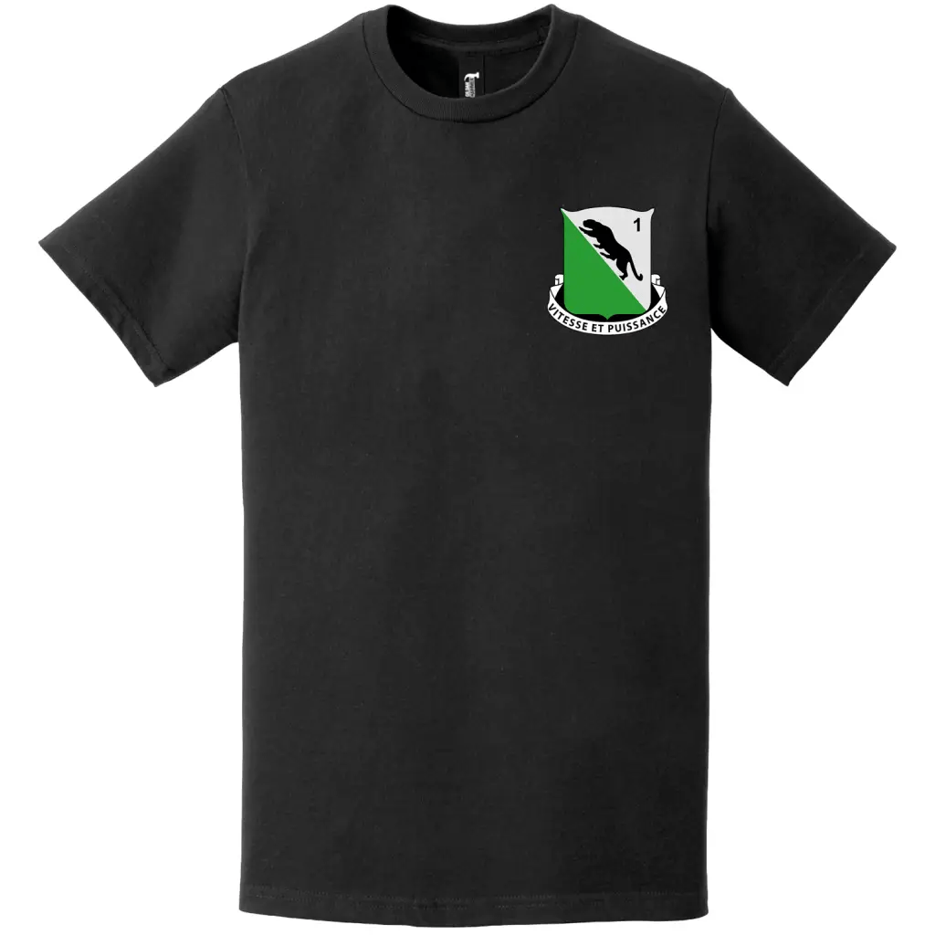 1-69 Armor Regiment DUI Logo Emblem Left Chest T-Shirt Tactically Acquired   