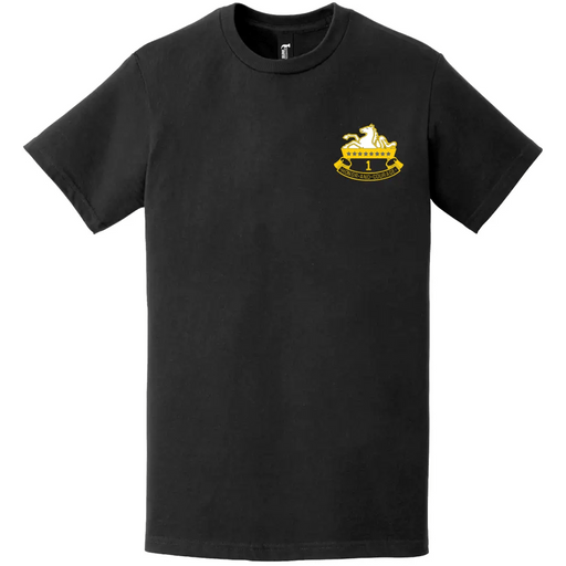 1-8 CAV Regiment Logo Symbol Left Chest T-Shirt Tactically Acquired   