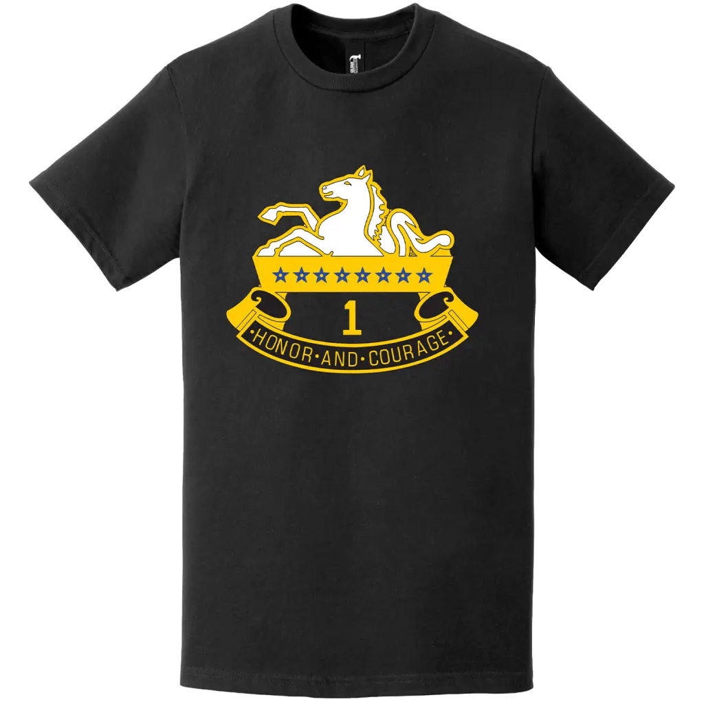 1-8 Cavalry Regiment Logo Symbol T-Shirt Tactically Acquired   
