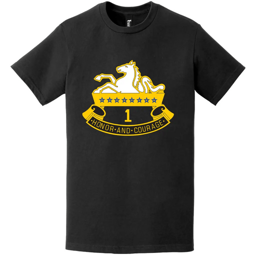 1-8 Cavalry Regiment Logo Symbol T-Shirt Tactically Acquired   