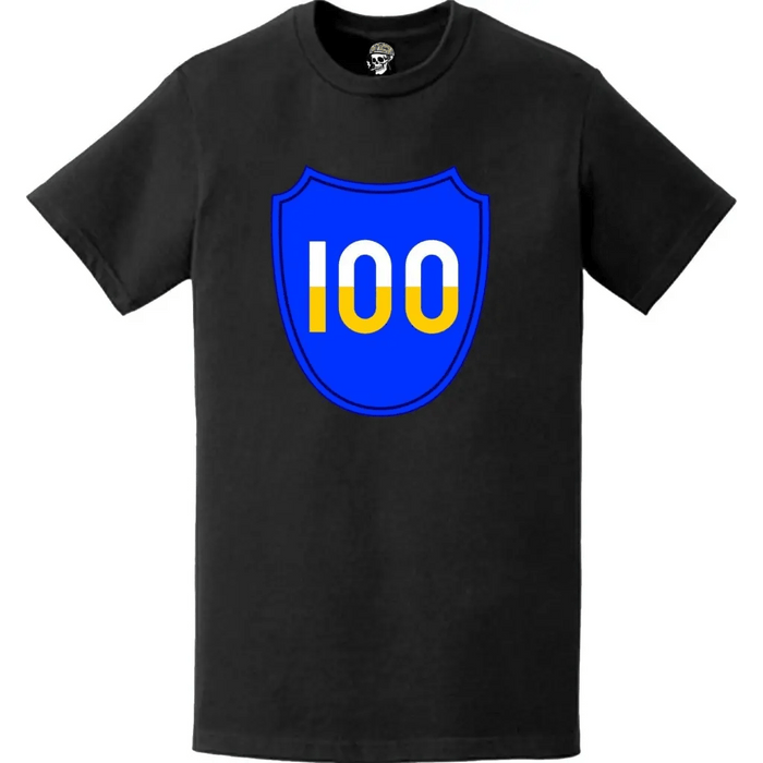 100th Infantry Division (100th ID) SSI Logo Crest T-Shirt Tactically Acquired   