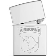 101st Airborne Division CSIB Engraved Zippo Lighter Tactically Acquired   