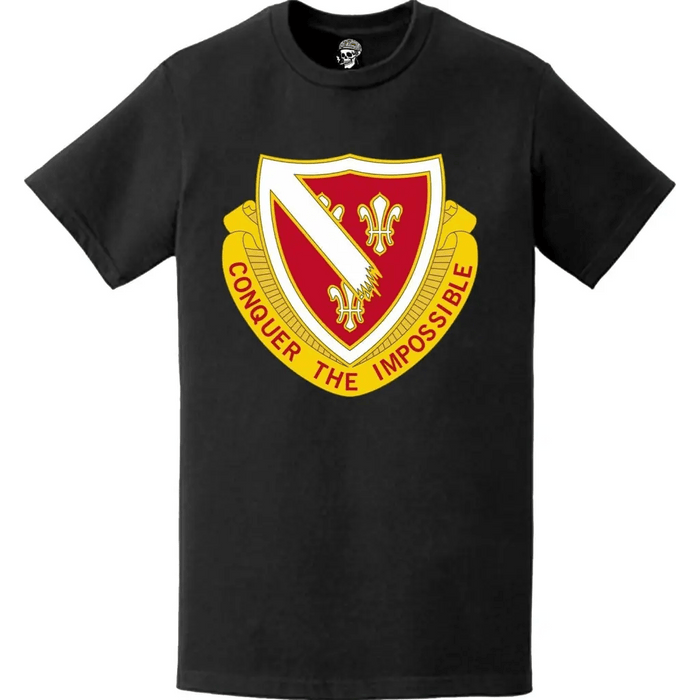 105th Engineer Battalion Logo Emblem T-Shirt Tactically Acquired   