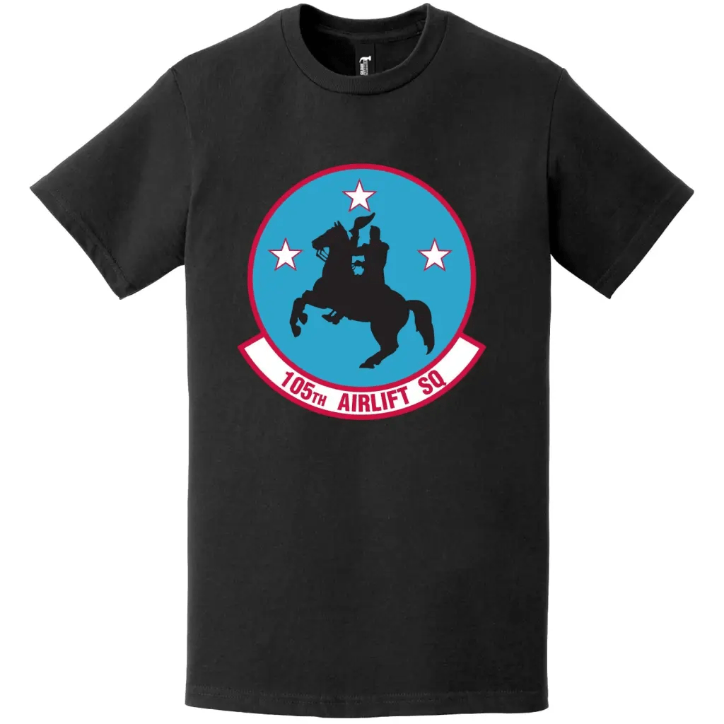 105th Airlift Squadron Logo Emblem T-Shirt Tactically Acquired   