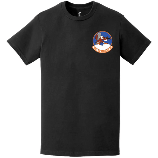 108th Air Refueling Squadron (55th ARS) Logo Left Chest T-Shirt Tactically Acquired   