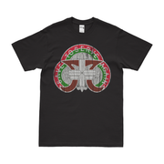 U.S. Army 109th Medical Battalion T-Shirt Tactically Acquired Black Distressed Small