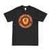 10th Marine Regiment Combat Veteran T-Shirt Tactically Acquired Black Distressed Small