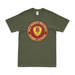 10th Marine Regiment Combat Veteran T-Shirt Tactically Acquired Military Green Distressed Small