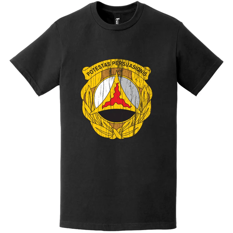 10th PSYOP Battalion Distressed Logo Emblem Insignia T-Shirt