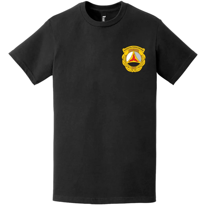 10th PSYOP Battalion Logo Emblem Insignia Left Chest T-Shirt Tactically Acquired   