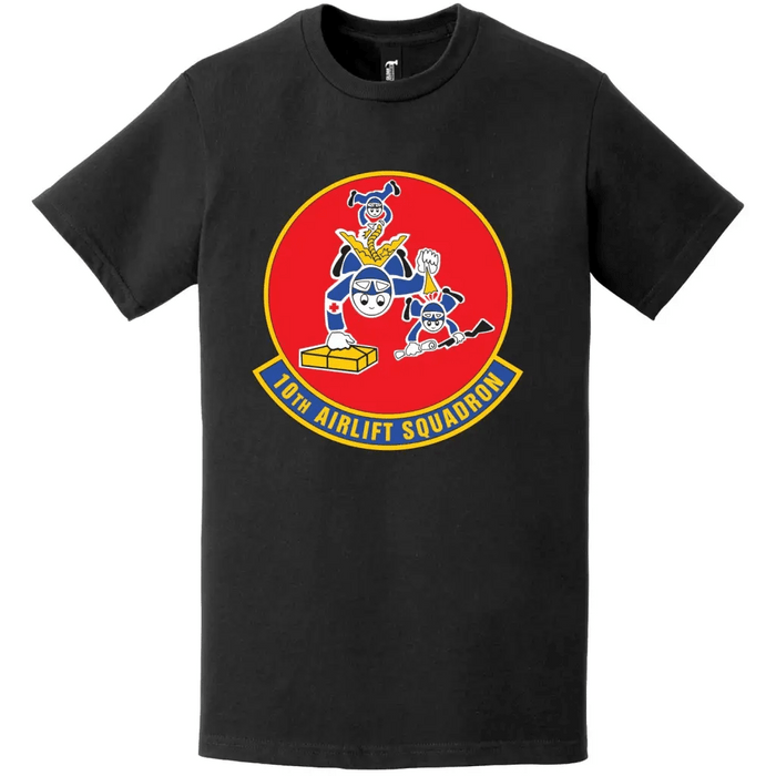 10th Airlift Squadron Logo Emblem T-Shirt Tactically Acquired   