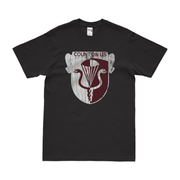 U.S. Army 11th Medical Battalion T-Shirt Tactically Acquired Black Distressed Small