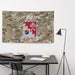 U.S. Army 1120th Engineer Battalion OCP Camo Indoor Wall Flag Tactically Acquired   