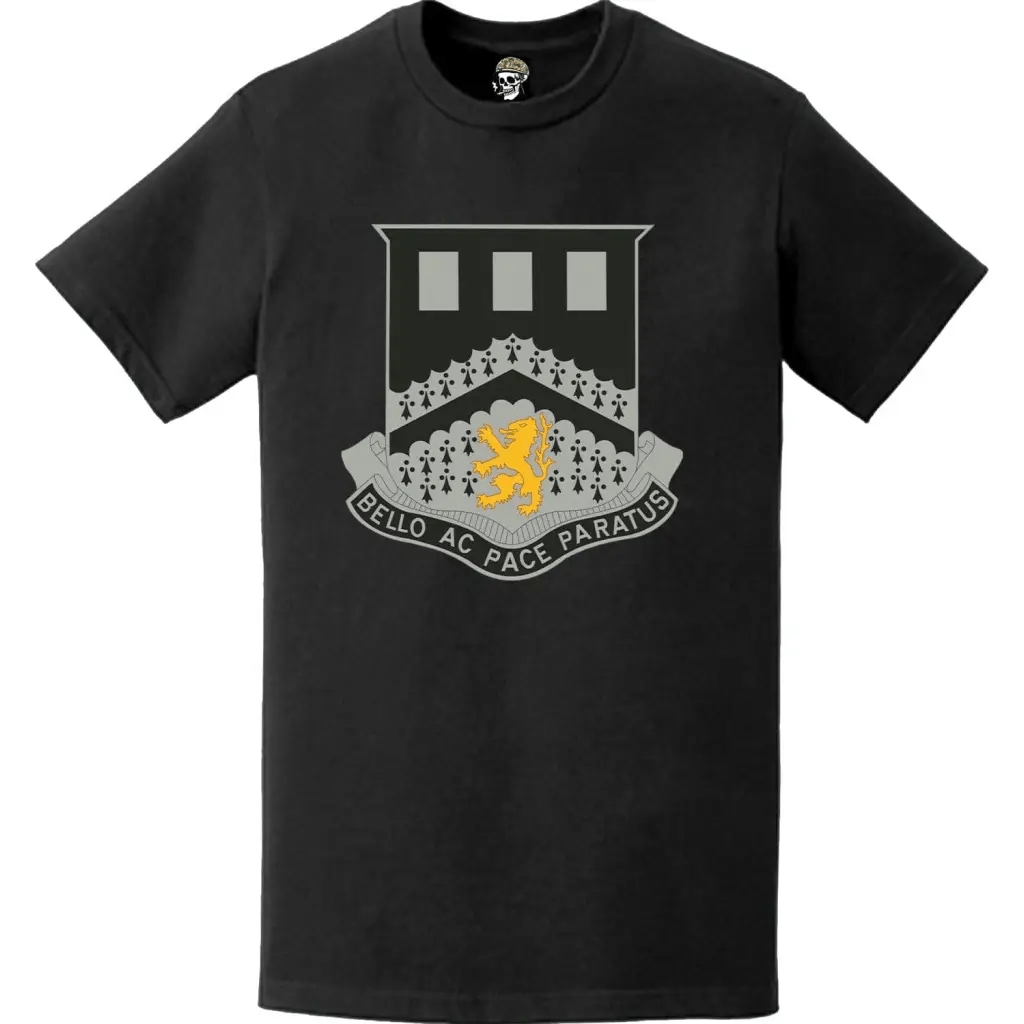 112th Engineer Battalion Logo Emblem T-Shirt Tactically Acquired   
