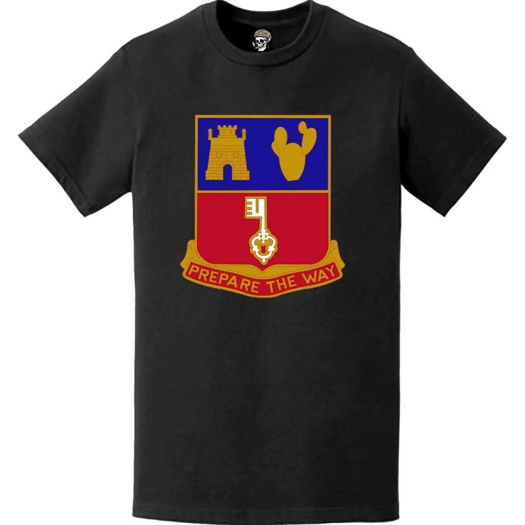 116th Engineer Battalion Logo Emblem T-Shirt Tactically Acquired   
