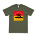11th Marine Regiment Unit Emblem T-Shirt Tactically Acquired Military Green Distressed Small