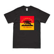11th Marine Regiment Unit Emblem T-Shirt Tactically Acquired Black Clean Small