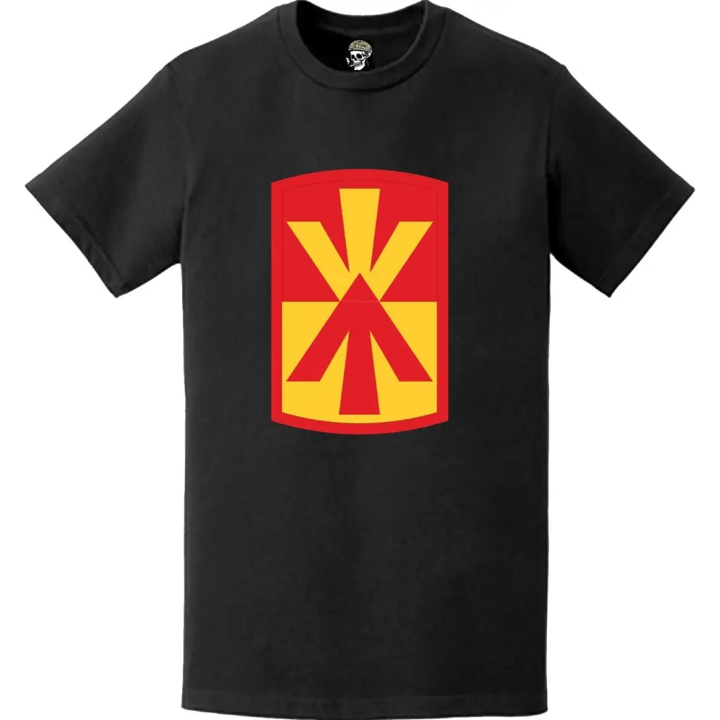 11th Air Defense Artillery Brigade Emblem Logo T-Shirt Tactically Acquired   