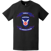 11th Airborne Division 'Angels' Scroll Emblem T-Shirt Tactically Acquired   