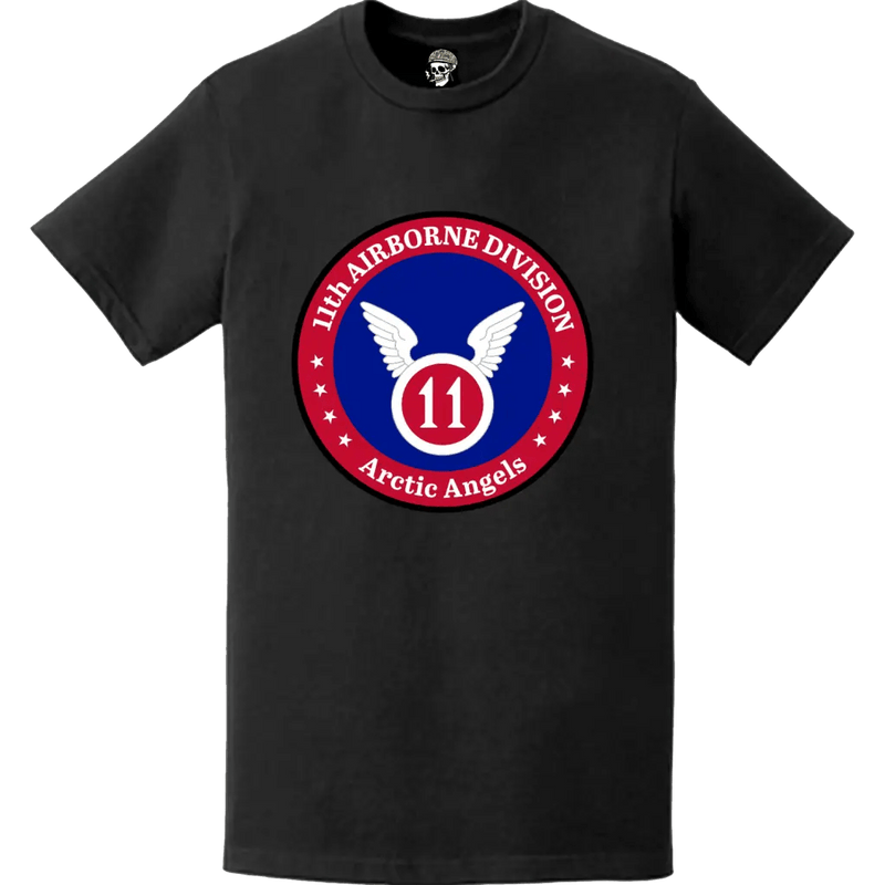 11th Airborne Division Circle Crest Logo T-Shirt