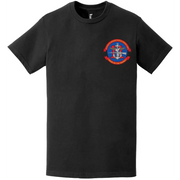 11th Marine Expeditionary Unit (11th MEU) Left Chest Logo Emblem T-Shirt Tactically Acquired   