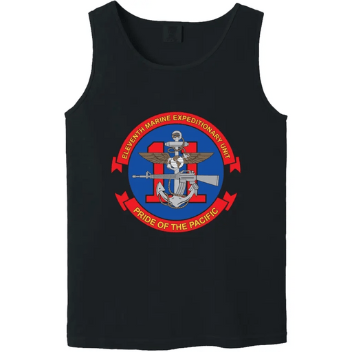 11th Marine Expeditionary Unit (11th MEU) Unit Logo Emblem Tank Top Tactically Acquired   