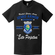 123rd Armor Regiment Since 1960 U.S. Army Unit Legacy T-Shirt Tactically Acquired   