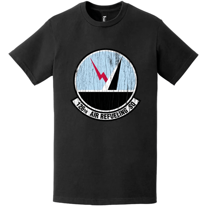 126th Air Refueling Squadron (55th ARS) Distressed Logo T-Shirt Tactically Acquired   