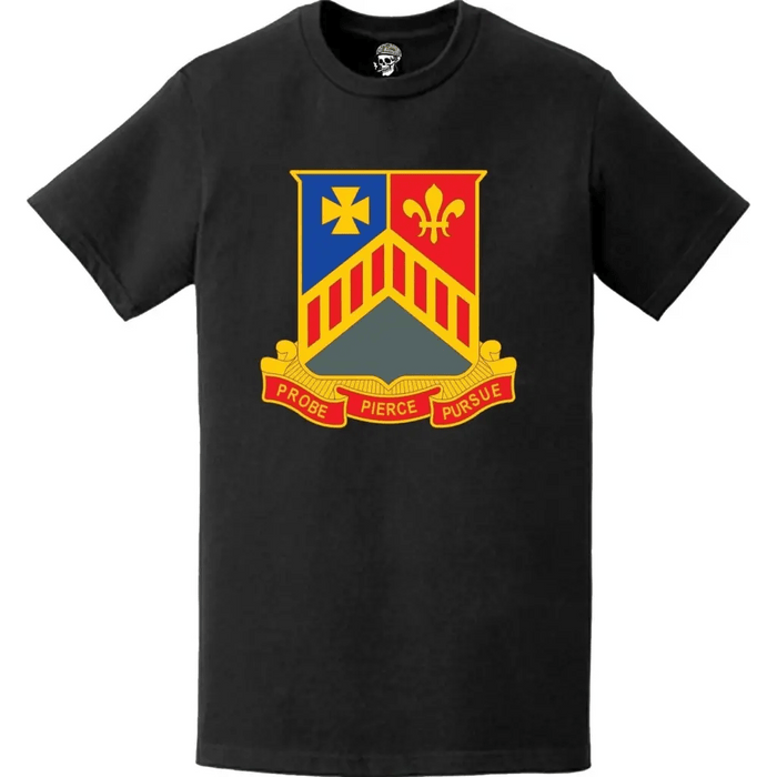 127th Armor Regiment Emblem Logo T-Shirt Tactically Acquired   