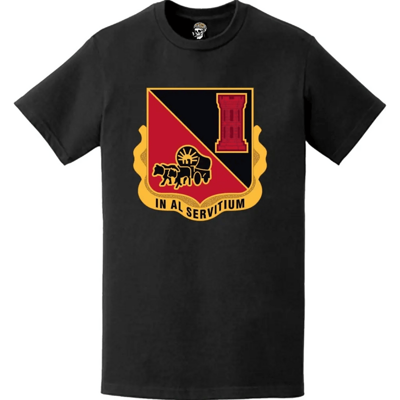 128th Engineer Battalion Logo Emblem T-Shirt