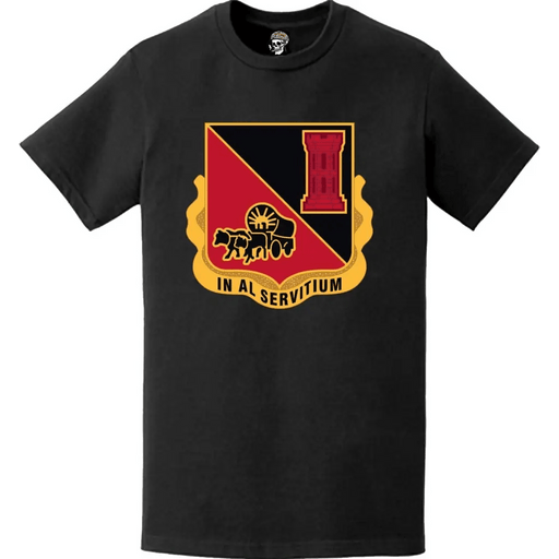 128th Engineer Battalion Logo Emblem T-Shirt Tactically Acquired   