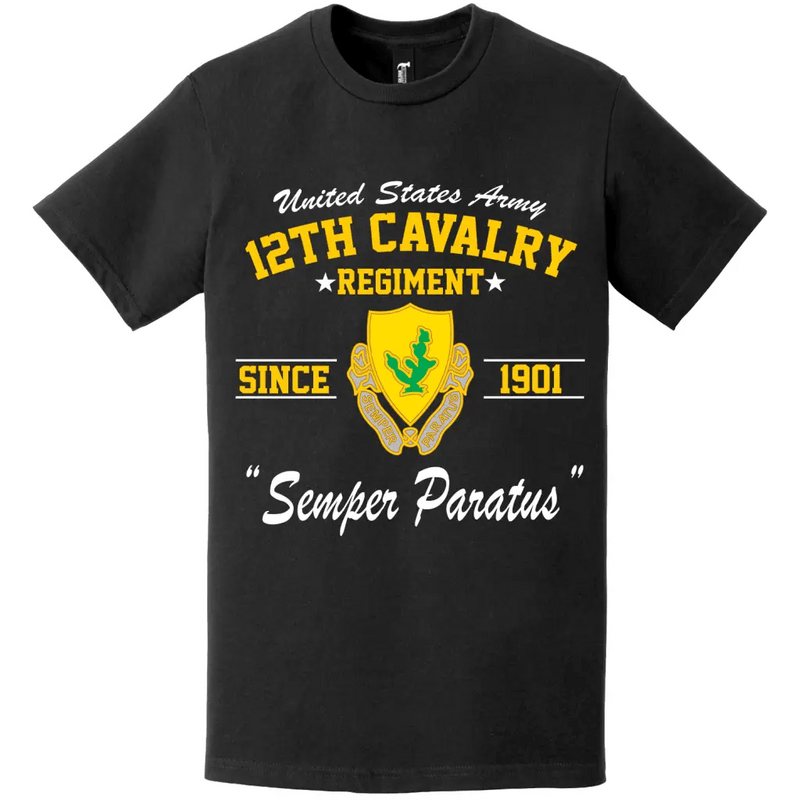 12th Cavalry Regiment Since 1901 Unit Legacy T-Shirt