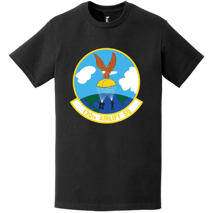 130th Airlift Squadron Logo Emblem T-Shirt Tactically Acquired   