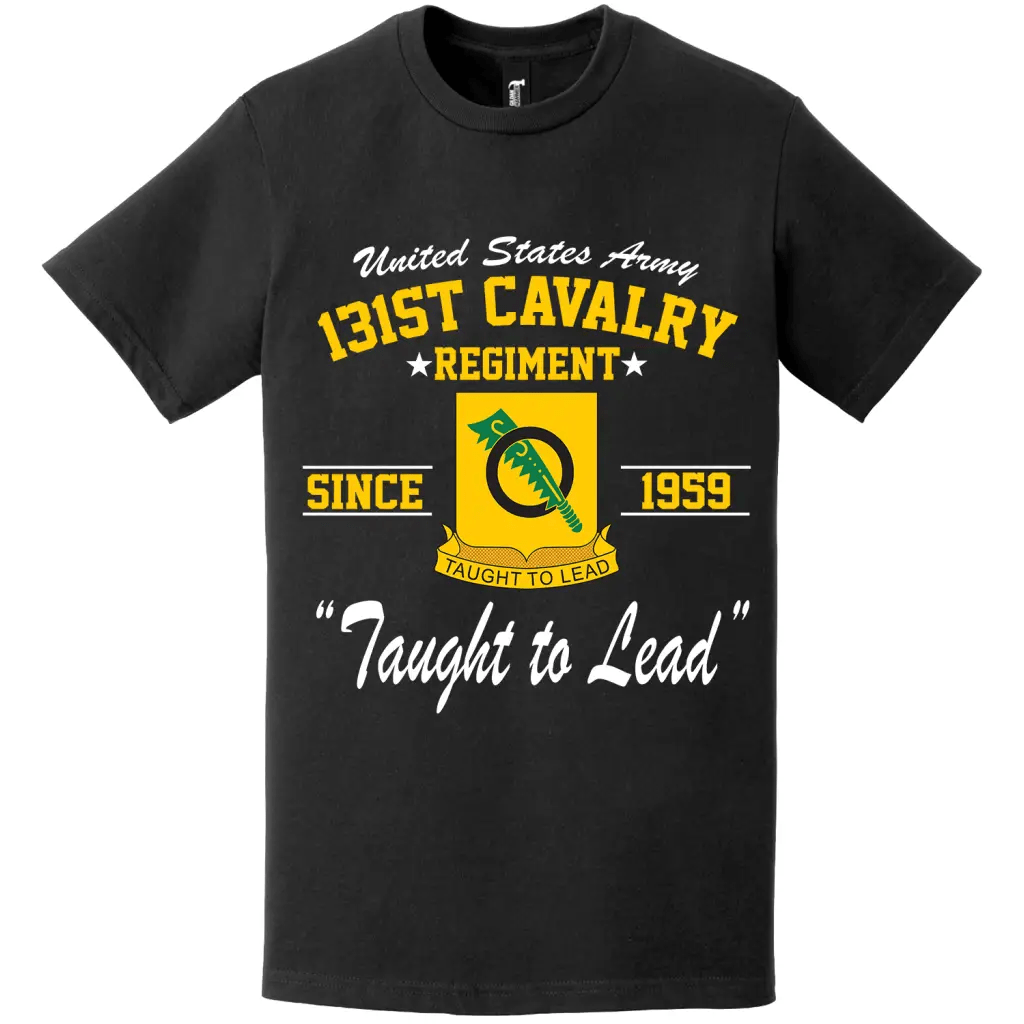 131st Cavalry Regiment Since 1959 Unit Legacy T-Shirt Tactically Acquired   