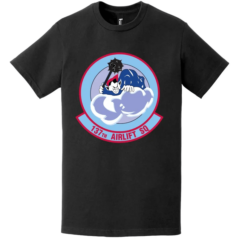 137th Airlift Squadron Logo Emblem T-Shirt